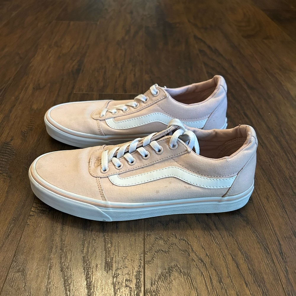 Vans Old Skool Sneakers Sepia Rose Pink Canvas Unisex Womens’s 9.5 Men’s 8.0